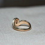Håndlavet forlovelsesring i 14 karat guld