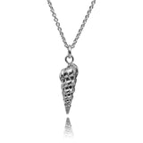 Seashell Necklace Silver — Florida