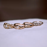 Twisted Wave Guld Petit Ring