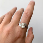 Organisk sølv ring