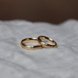 Rustikke Vielsesringe Guld